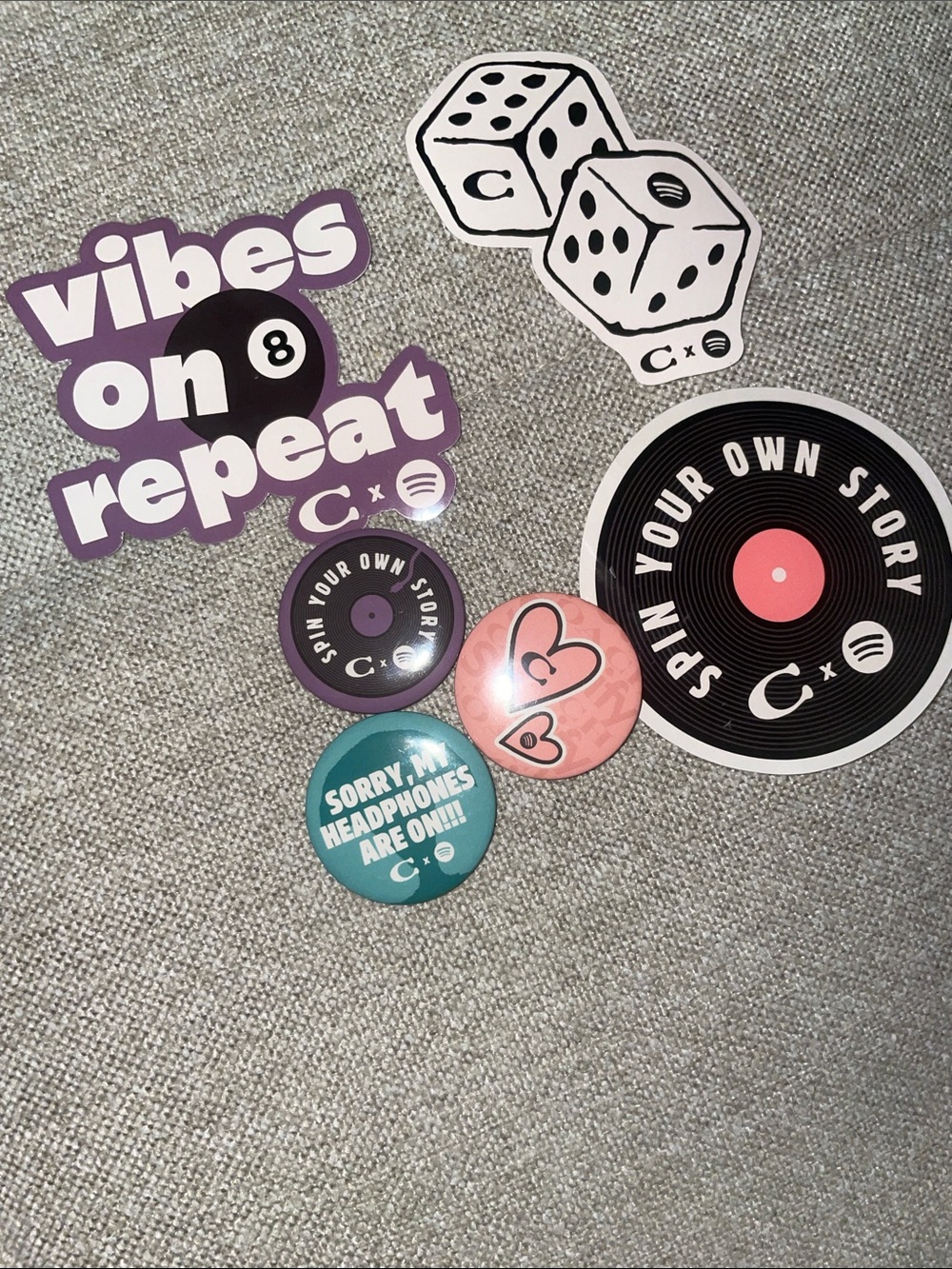 Coach pin set